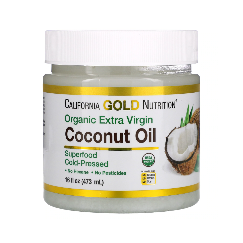 Cold Pressed Organic Extra Virgin Coconut Oil (473 ml)