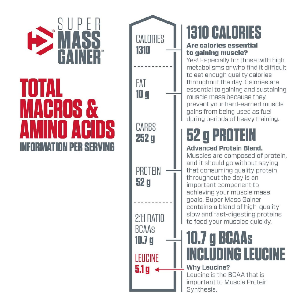 Super Mass Gainer (6lbs)