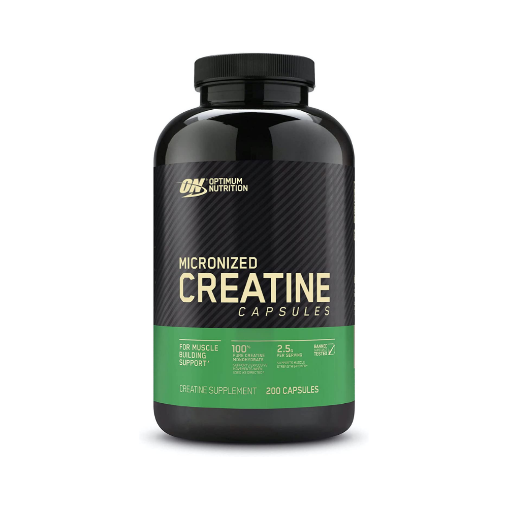 Micronized Creatine Capsules (200 Capsules)