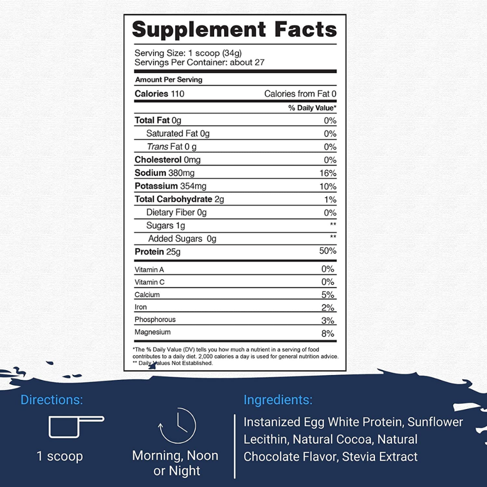 Proven Egg 100% Egg White Protein (2lbs)