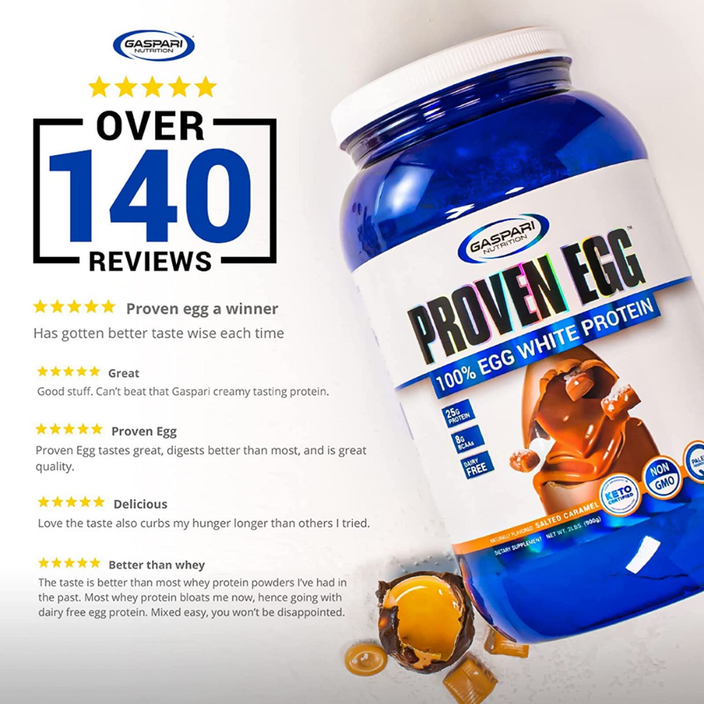 Proven Egg 100% Egg White Protein (2lbs)