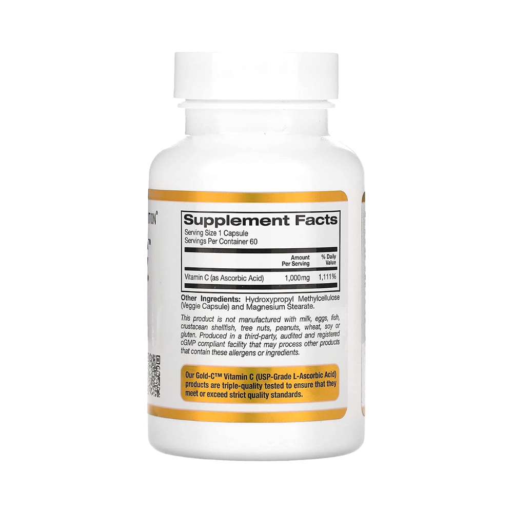 Gold C - Vitamin C, 1000mg (60 Capsules)